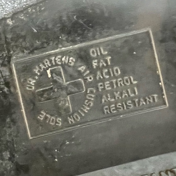 Dr. Martens Industrial Steel Toe Boots - Black Leather - Men 7 / Women 8 - Picture 15 of 15